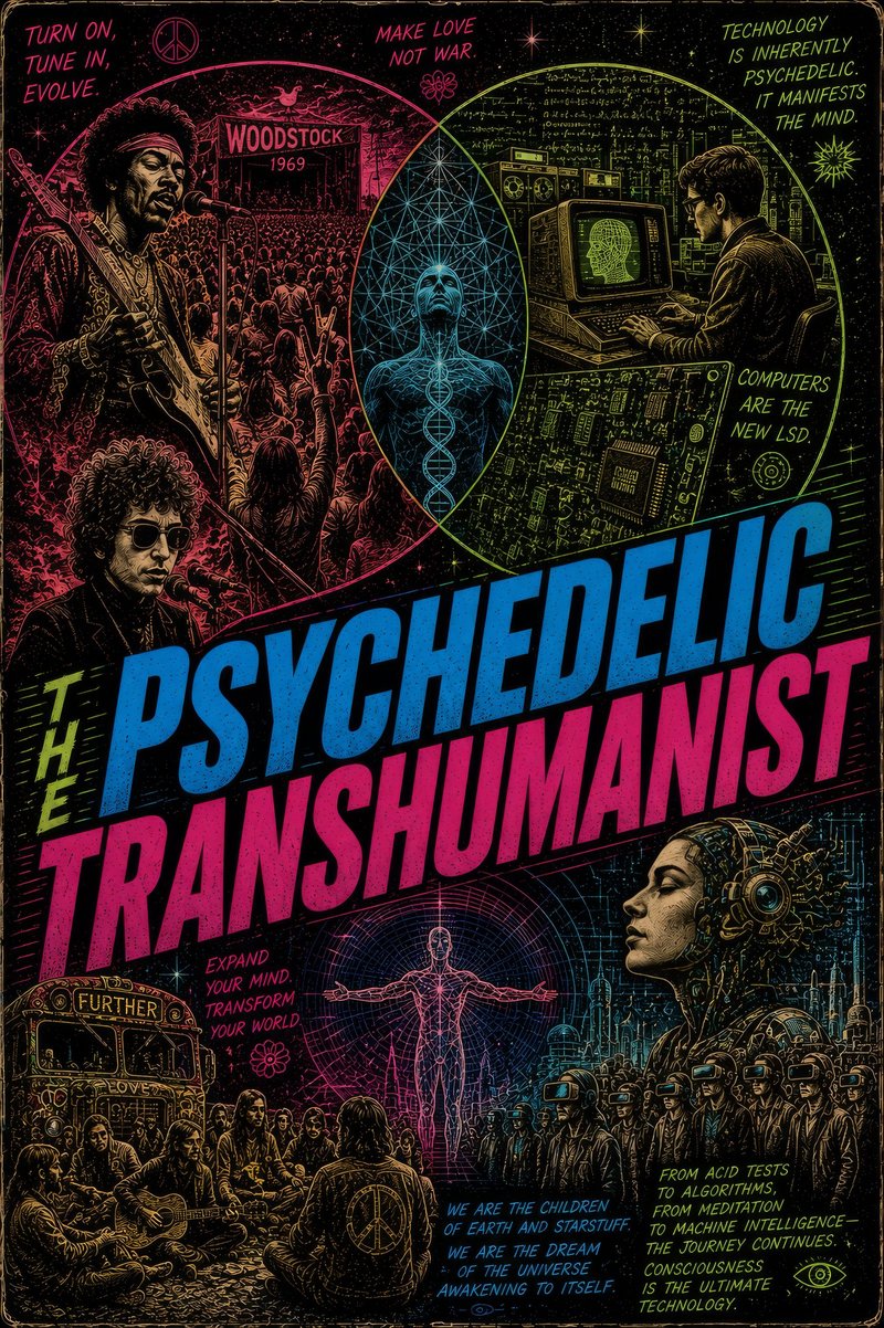 The Psychedelic Transhumanist keynote artwork
